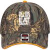 OTTO CAP Camouflage 6 Panel Low Profile Mesh Back Trucker Hat Thumbnail